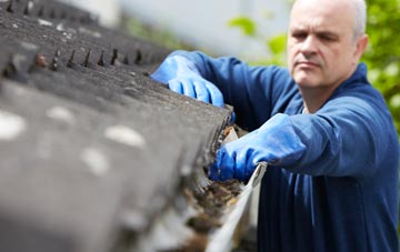 cleaning and inspecting Llangynidr roofs