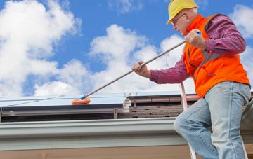 Llangynidr soft wash roof cleaning
